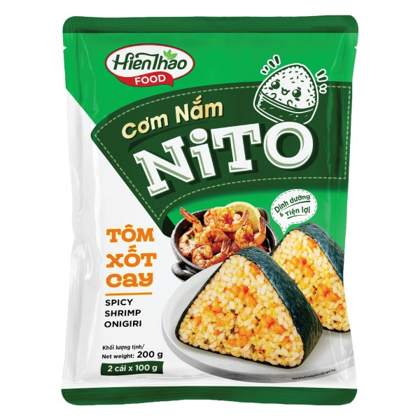 Cơm Nắm Nito Hiền Thảo Food Tôm Xốt Cay Gói 200G