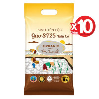 Gạo ST25 Hữu Cơ Kim Thiên Lộc Túi 5Kg