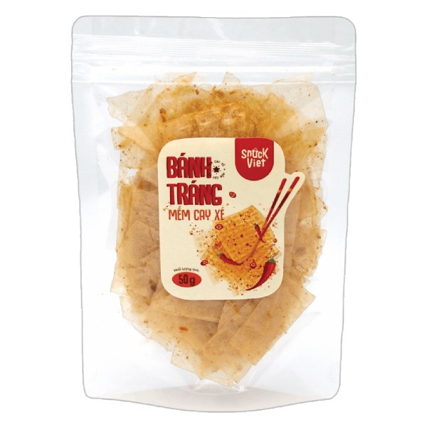 Bánh Tráng Mềm Cay Xé Gói 50G