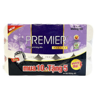 (Only Emartmall) Lốc 10+5 Cuộn Giấy Vệ Sinh Premier Deluxe Không Lõi
