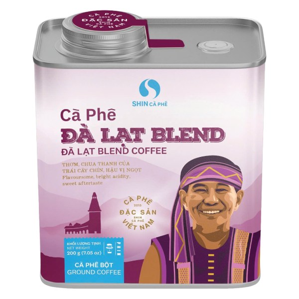 Cà Phê Shin Rang Xay Đà Lạt Hộp 200G