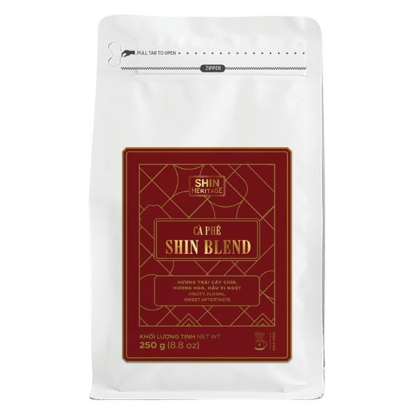 Cà Phê Shin Blend Hạt Túi 250G