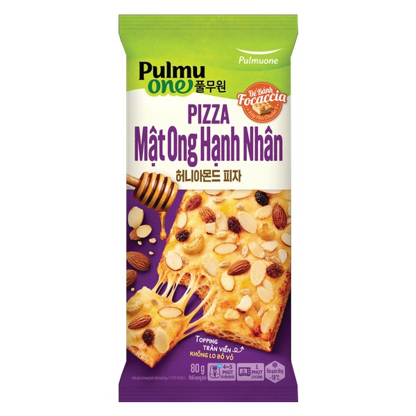 Pizza Pulmuone Mật Ong Hạnh Nhân 80G