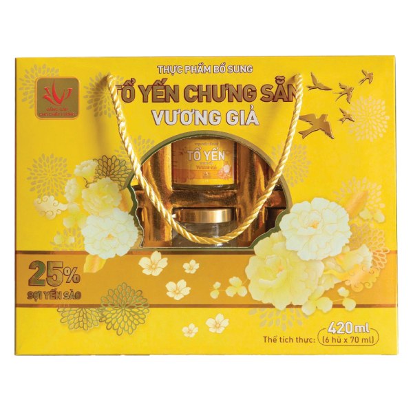 Hộp 6 Nước Yến Vương Giả 70Ml