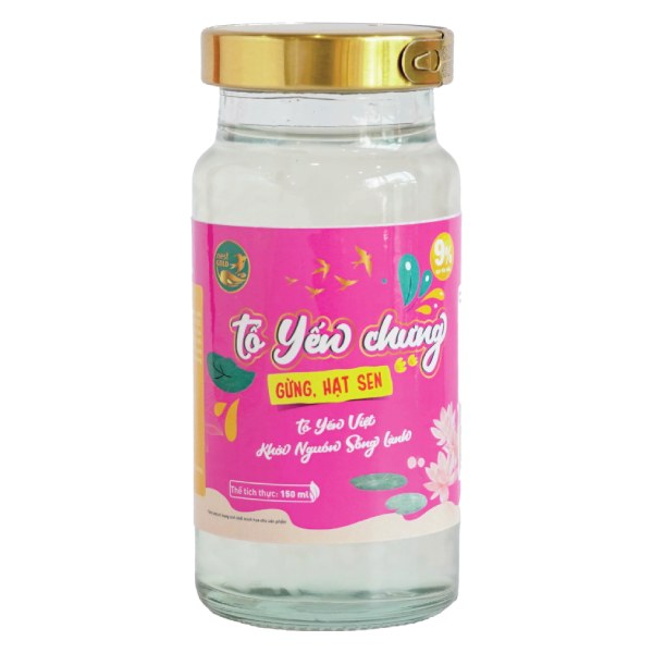 Nước Yến Nest Gold Hạt Sen Chai 150Ml