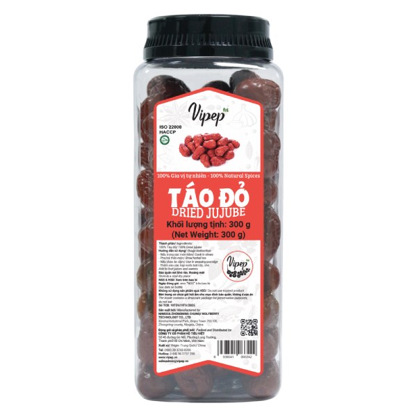 Táo Đỏ Vipep Hũ 300G