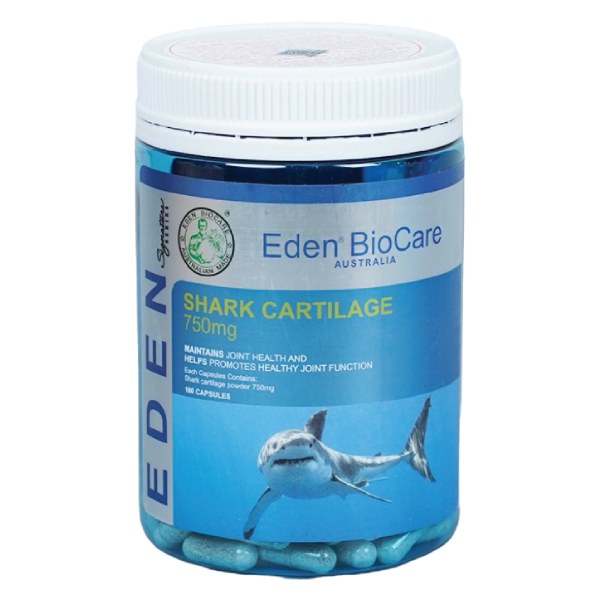 Thực Phẩm Bảo Vệ Sức Khỏe Eden Biocare Sụn Cá Mập Hũ 180 Viên