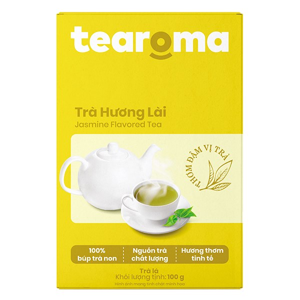Trà Tearoma Lài Hộp 100G