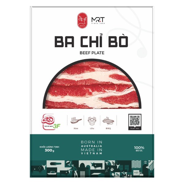 Ba Chỉ Bò Úc Mr.T Hộp 300G