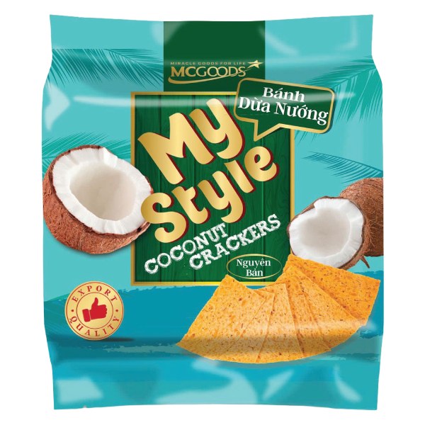 Bánh Dừa Nướng My Style Nguyên Bản Gói 120G