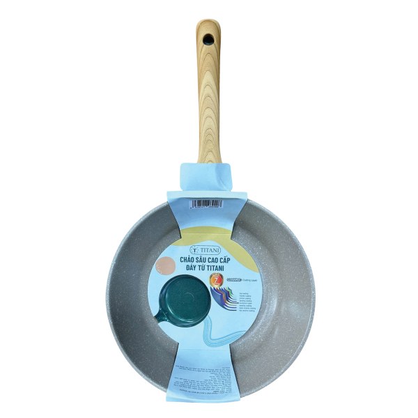 Chảo Sâu Cao Cấp Đáy Từ Titani TWP-26IHP 26Cm