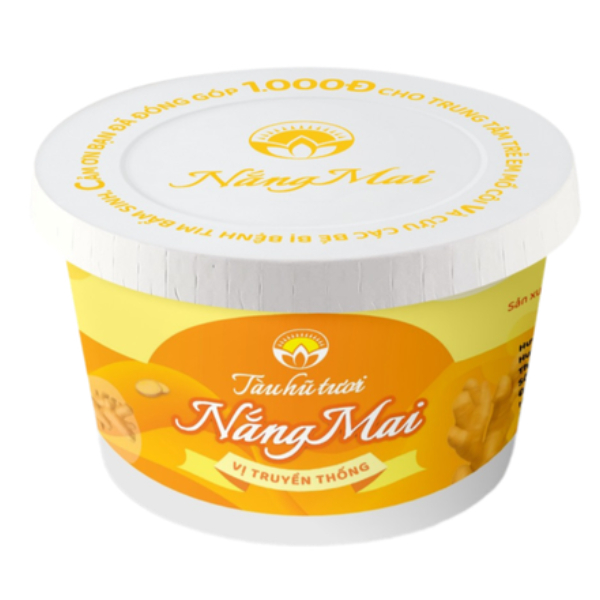 Tàu Hủ Tươi Nắng Mai Vị Truyền Thống Hũ 160G