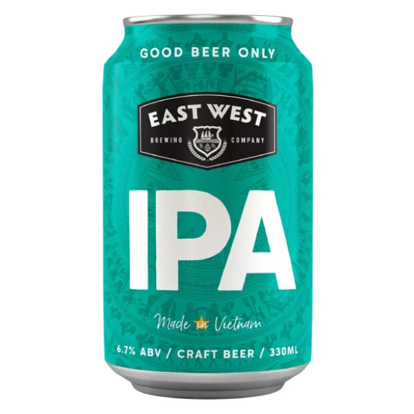 Bia East West Ipa Lon 330Ml