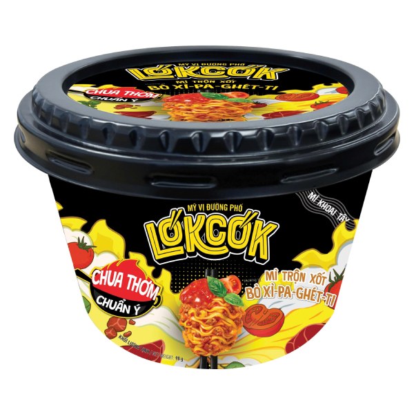 Mì Trộn Lókcók Bò Spaghetti Tô 98G