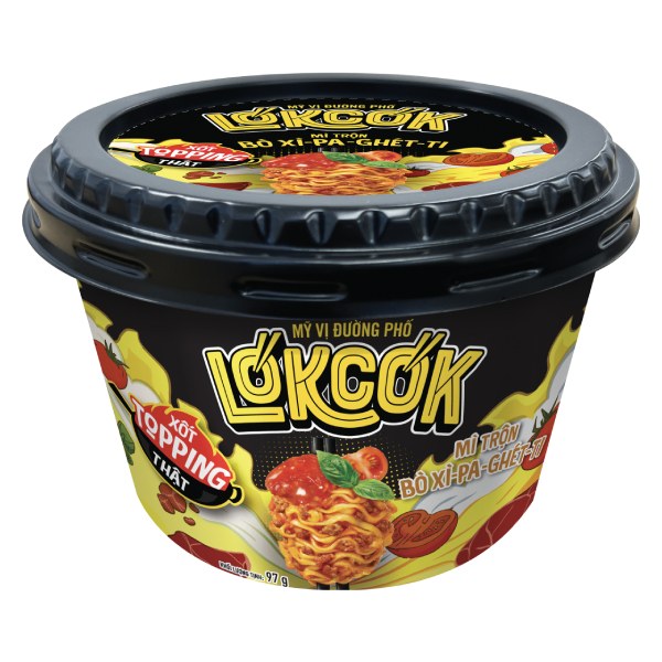Mì Trộn Lókcók Bò Spaghetti Tô 97G