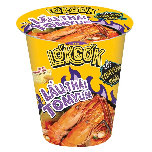 Mì Lókcók Tomyum Xốt Kem Ly 68G