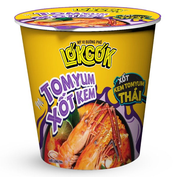 Mì Lókcók Tomyum Xốt Kem Ly 68G