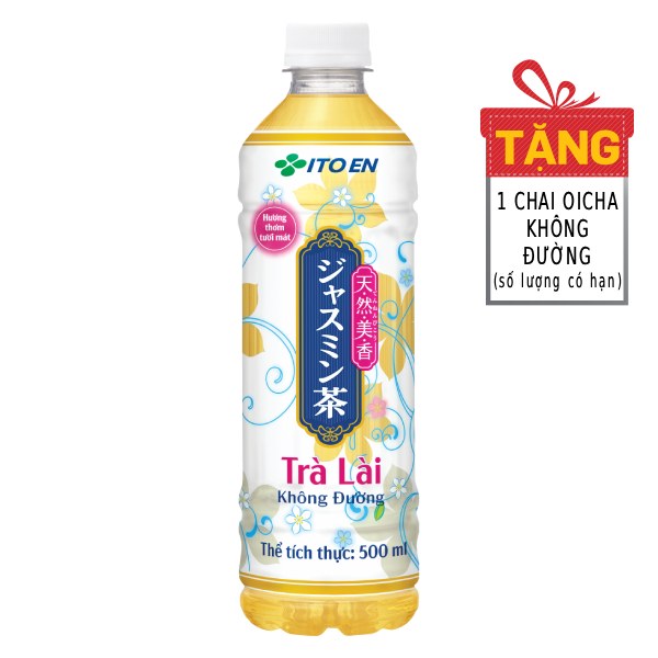 Trà Lài Oi Ocha Không Đường Chai 500Ml