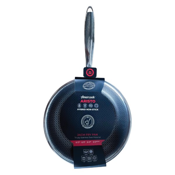 Chảo Chiên Chống Dính Inox Tổ Ong Aristo 24Cm