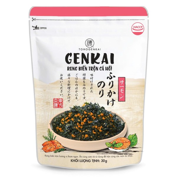 Rong Biển Trộn Genkai Cá Hồi Gói 30G
