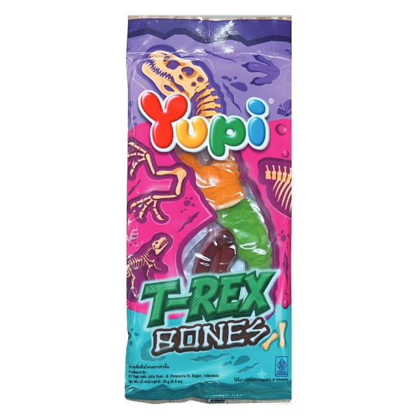 Kẹo Dẻo Yupi T-Rex Bones 25G