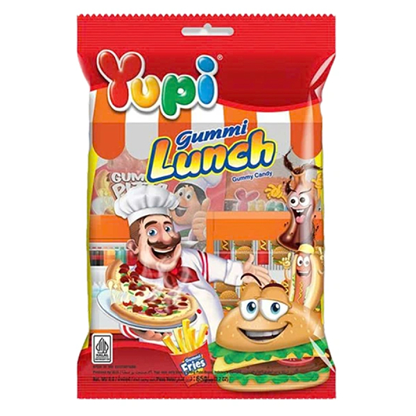 Kẹo Dẻo Yupi Gummi Lunch Gói 65G