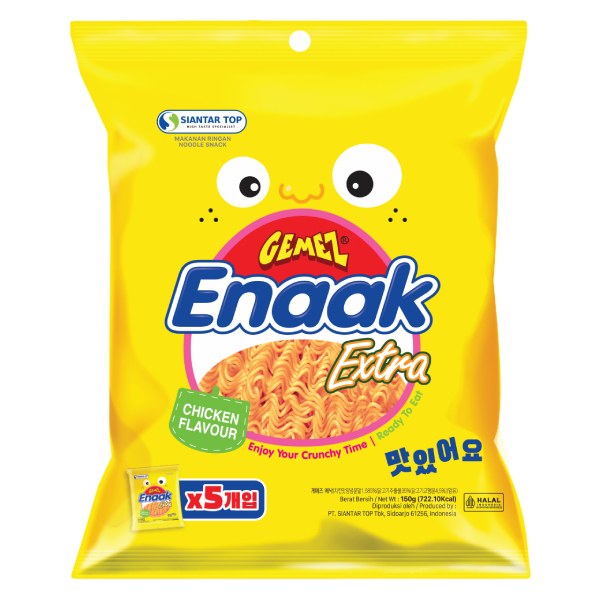Snack Mì Enaak Hương Gà Gói 150G