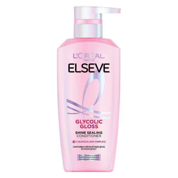 Dầu Xả L'Oreal Elseve Glycolic Gloss Shine Sealing Chai 375Ml