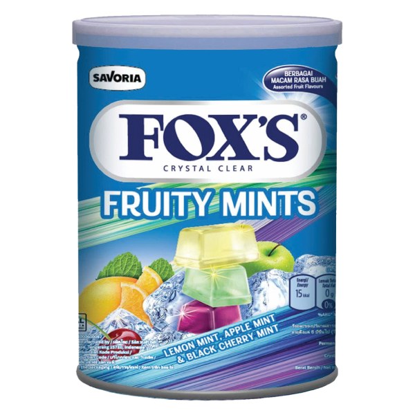Kẹo Fox's Trái Cây Bạc Hà Hộp 170G