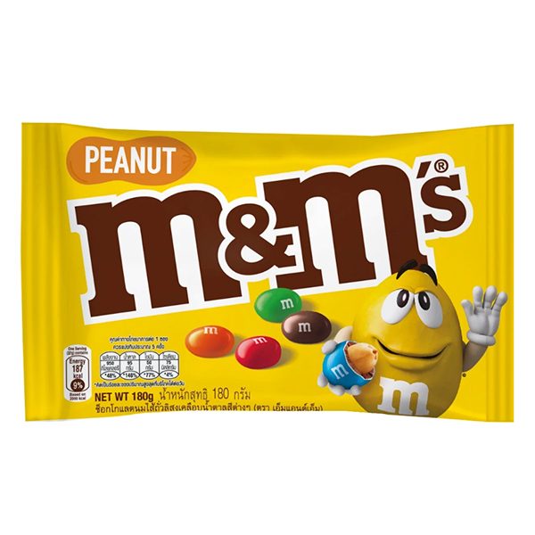 Kẹo Socola M&M Peanut 180G