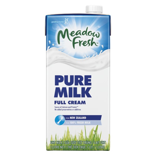 Sữa Tươi Tiệt Trùng Meadow Fresh Nguyên Kem Hộp Giấy 1L