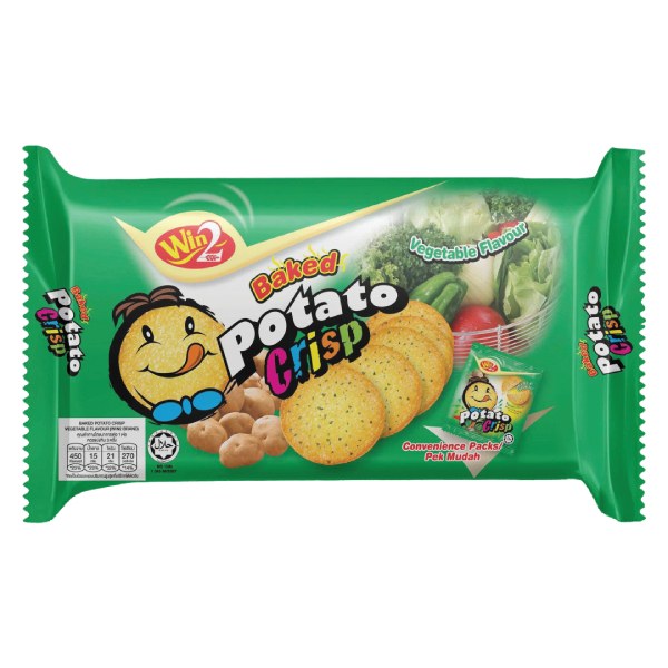 Bánh Khoai Tây Win2 Vị Rau Củ Gói 120G