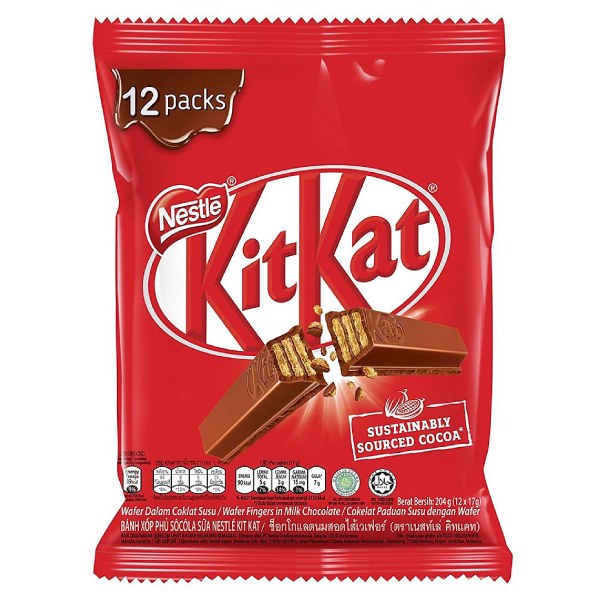 Socola Kitkat 2F Gói 12 Thanh*17G