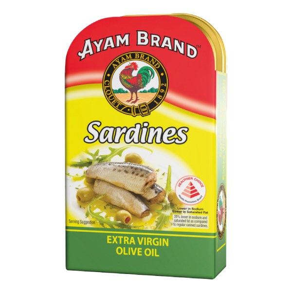 Cá Trích Ayam Brand Ngâm Dầu Olive 120G