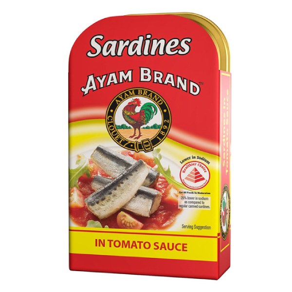 Cá Trích Ayam Brand Sốt Cà Chua 120G